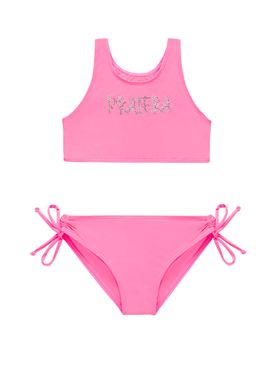 Conjunto Biquíni Pingo de Alegria PG11 Infantil Top cropped e Calcinha Poliéster T. 04/10