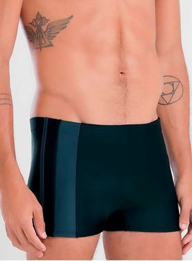 Sunga Boxer Mash 300.120 Masculina Recorte e Bolso Lateral FPS 50 Poliamida T P/GG