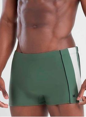 Sunga Boxer Mash 300.119 Masculina Recorte Lateral FPS 50 Poliamida T P/GG