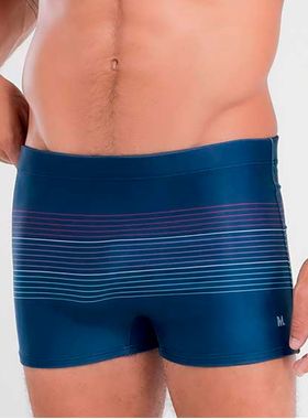 Sunga Boxer Mash 300.128 Masculina Listras FPS 50 Poliéster T. P/GG