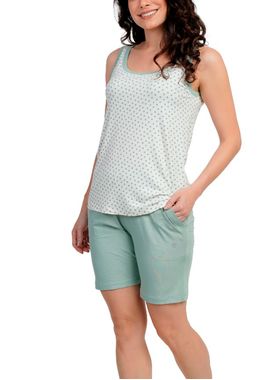 Bermudoll Regata Podiun 265083 Feminino Com Bolsos Poá Viscolycra T. P/GG