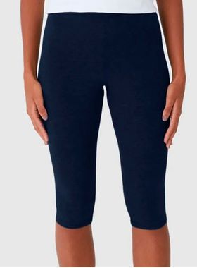 Calça Corsário Malwee 1000040327 Feminina Malha Algodão T. P/XGG