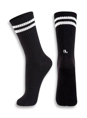 Meia Cano Longo Lupo 03292-009 Masculina Sport Listras Algodão T. 37/40 41/44