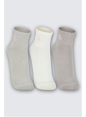 Kit/3 Meia Cano Médio Lupo 03223-089 Unissex Esportiva Algodão T. 37/40 41/44 45/48