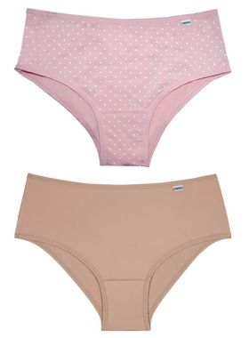 Kit/2 Calcinha DelRio 50509 Cintura Média Microfibra T. P/GG