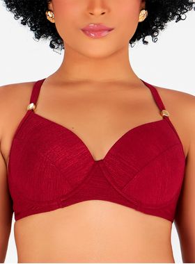 Top Bojo Banho de Mar 623.109 Feminino Texturizado Microfibra T. 46/50
