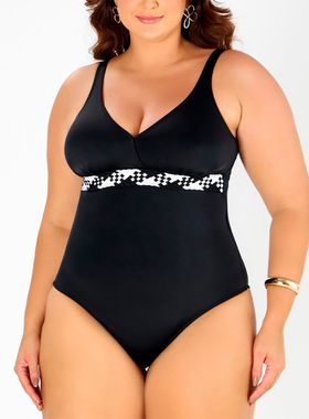 Maiô Classic Banho de Mar 617.568 Feminino Trança Bicolor Microfibra T. 44/56