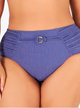 Biquíni Max Banho de Mar 623.209 Feminino Zero Barriga Drapee Texturizado Microfibra T. 46/50