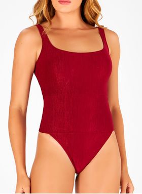 Maiô Body Banho de Mar 623.529 Feminino Zero Barriga Texturizado Microfibra T. 44/48