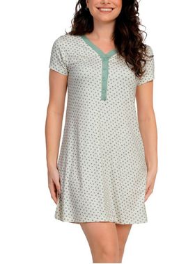 Camisola Curta Podiun 266084 Feminina Peitilho Com Botões Poá Viscolycra T. P/XG