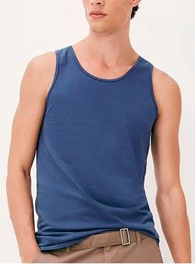 Camiseta Regata Hering 0199 Masculina Slim Algodão T. P/XXG
