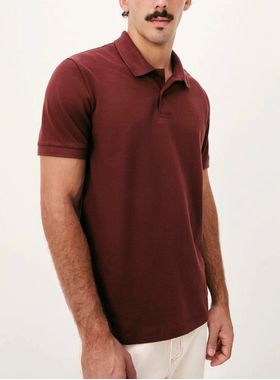 Camisa Polo Hering N3A7 Masculina Malha em Algodao T. P/EXG