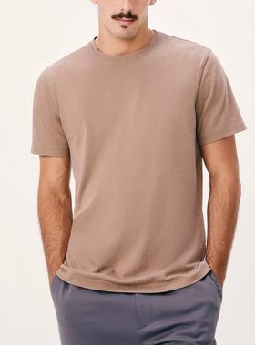 Camiseta Manga Curta Hering KG99 Masculina Gola Redonda Algodão Pima T. P/XXG