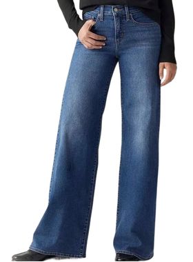 Calça Jeans Wide Leg Levi's 318 (001PZ0001) Feminina Com Elastano T. 37/43