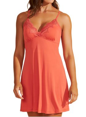 Camisola Curta Recco 18011 Feminina Devote V Renda e Microfibra T. 42/48
