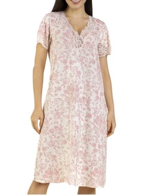 Camisola Curta Inspirate 170590 Feminina Renda Visco Confort T. M/GG