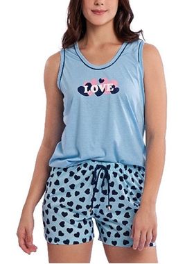 Short Doll Regata Desire 10090  Feminino Plus Size Love Poliviscose T. 50/54