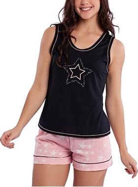 Short Doll Regata Desire 1014 Feminino Estrela Poliviscose T. P/XG