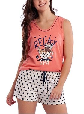 Short Doll Regata Desire 1035 Feminino Estampado Algodão T. P/XG