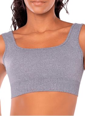 Top Delrio Sport VF6003 Feminino Sem Costura Bojo Removível Poliamida T. P/GG