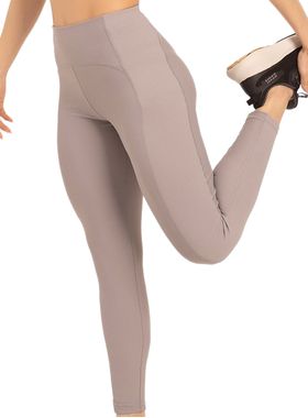 Calça Legging Delrio Sport V662224 Feminina Recorte Canelado Poliamida T. P/GG