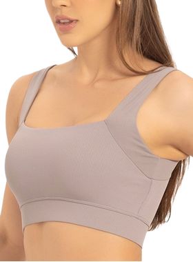 Top Delrio Sport V602224 Feminino Canelado Microfibra T. P/GG