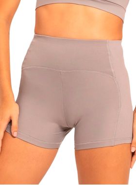 Bermuda Delrio Sport V682224 Feminina Recortes Canelada Poliamida T. P/GG