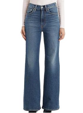 Calça Jeans Flare Levi's A75030002 Feminina Ribcage Bells Strech T. 40/43