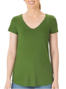 Blusa Mullet Malwee 1000037400 Feminina Decote V Viscose T. P/XGG