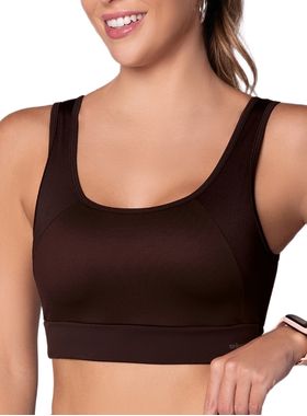 Top Selene Sport 24667.002 Feminino Fitness Com Bojo Removível Poliamida T. P/GG