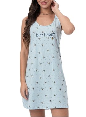 Camisola Curta Mensageira da Paz 032138C Feminina Bee Happy Algodão T. M/GG