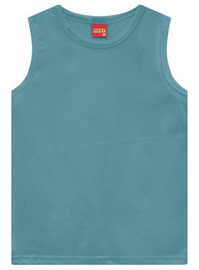 Regata Machão Kyly 106305 Infantil Menino Meia Malha Algodão T. 04/16