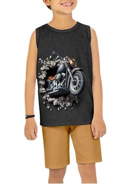 Conjunto Curto Kyly 1001368 Infantil Menino Estampado Algodão T. 04/08