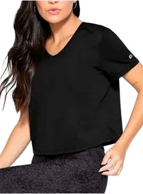 Blusa Cropped Enfim 1000123214 Feminina Active Dry Microfibra T.P/G