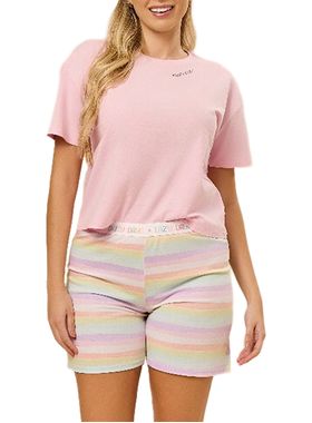Pijama Curto Daisy Days 51.38.0071 Feminino Listrado Algodão T. P/GG