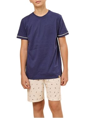 Pijama Curto Daisy Days & Borth 53.01.0041 Juvenil Tropical Meia Malha T. 10/14