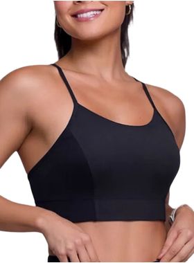 Top Selene Sport 24630.001 Feminino Fitness Bojo Removível Microfibra T. P/GG