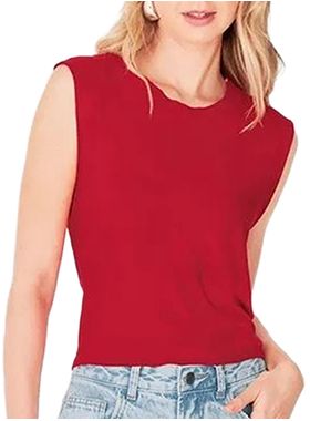 Blusa Regata Enfim 1000133816 Feminina Viscose Stretch T. P/GG