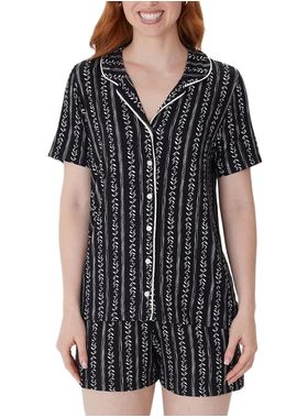 Pijama Curto Malwee 1000133195 Feminino Americano Viscose Stretch T. P/XGG