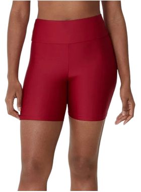 Shorts Esportivo Malwee Sport 1000132802 Feminino UV50+ Malha Stretch T. P/GG