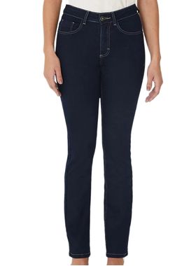 Calça Jeans Reta Malwee 1000125706 Feminina Cintura Média Stretch T. 38/48