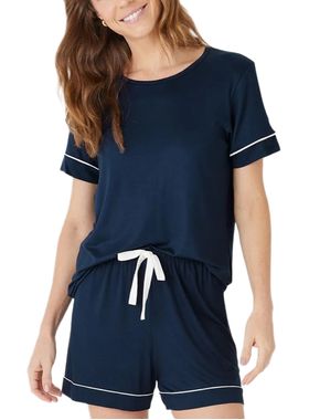 Pijama Curto Malwee 1000133180 Feminino Viscose Stretch T. P/GG