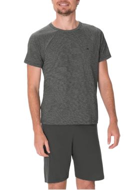 Pijama Curto Malwee 1000133210 Masculino Gola Redonda Malha Algodão T. P/XGG