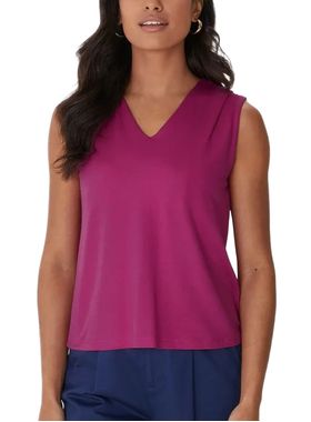 Regata Ampla Malwee 1000132931 Feminina Decote V Viscose T. P/GG