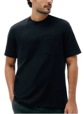Camiseta Manga Curta Hering 4FBZ Masculina Com Bolso Super Cotton T. M/XXG