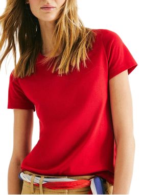 Blusa Manga Curta Hering 0241 Feminina Básica Algodão T. P/EXG