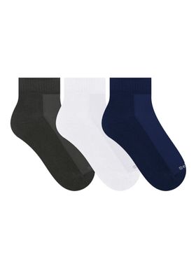 Kit/3 Meia Cano Curto Selene 4220.001 Masculina Esportiva Algodão T. 39/43