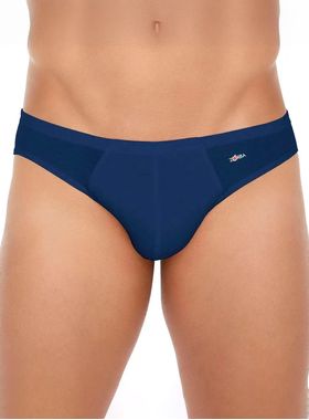 Kit/3 Cueca Slip Zorba 0791 Masculina Básica Algodão T. P/GG