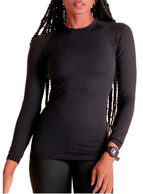 Camiseta Manga Longa Lupo Sport 71012-002 Feminina Térmica Advanced Microfibra T. P/GG