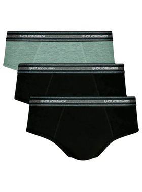 Kit/3 Cueca Slip Lupo 00524-089 Adulto Algodão T. P/GG